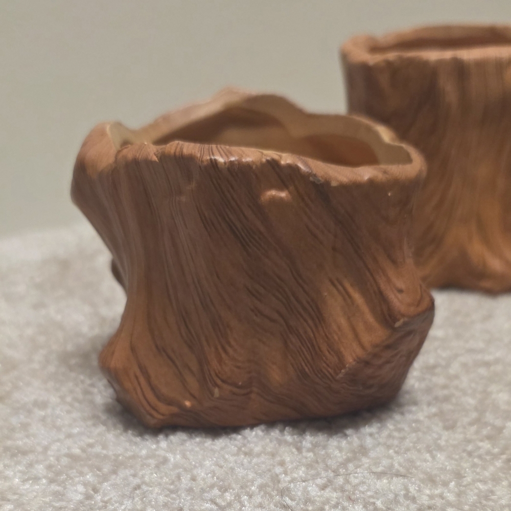 Rustic Tree Stump Planters - Picture 7 of 10